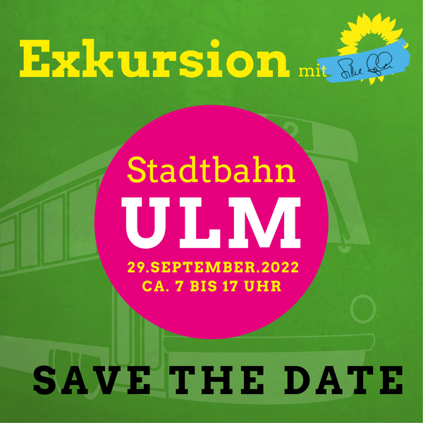 Exkursion nach Ulm mit dem Thema "Stadtbahn"