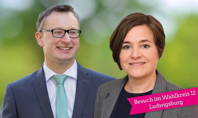 Bürgerdialog mit Andreas Schwarz, Vorsitzender der grünen Landtagsfraktion, und Silke Gericke