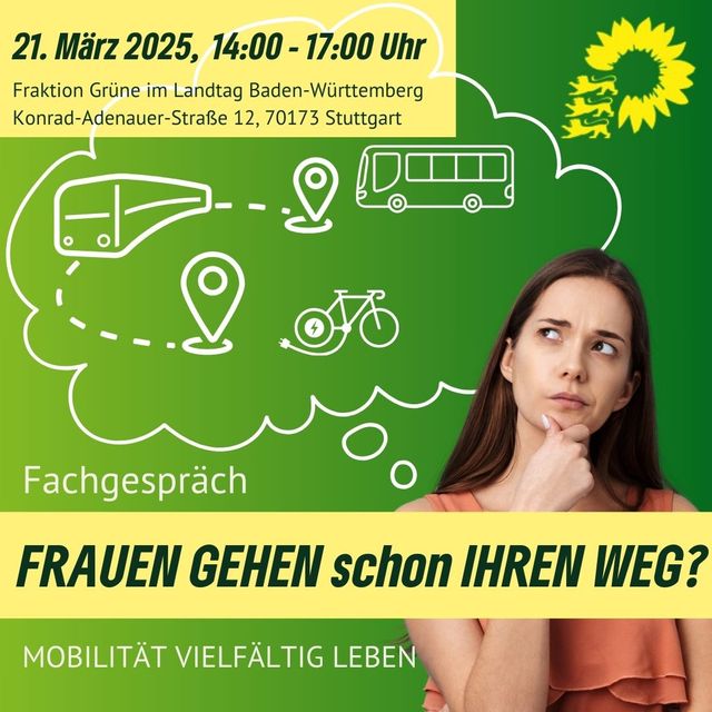 Fachgespräch "FRAUEN GEHEN schon IHREN WEG - Mobilität vielfältig leben"