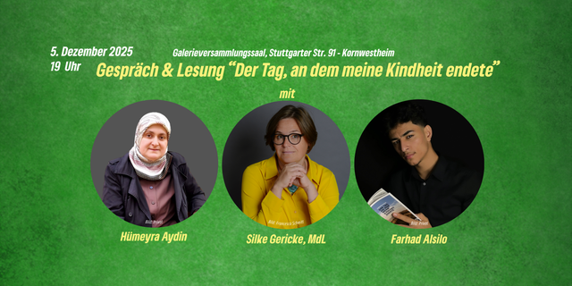 Gespräch & Lesung "Der Tag, an dem meine Kindheit endete"